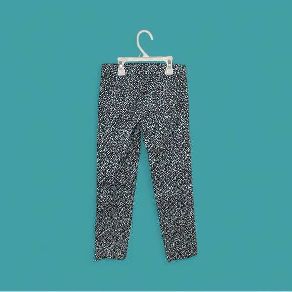 Gymboree Girls Kids Blue Teal Polka Dot Stretch Pants Jeans NWT Size 10 - Picture 2 of 6